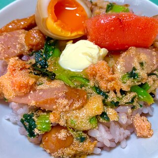 旨辛っ！明太バター丼